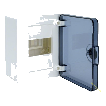 Hager Vs108Tj 8 Way Pvc Surface Mount Din Rail Db Board