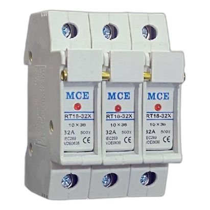 Mce Rt18-32-3 3 Pole Fuse Holder