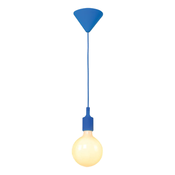 Eurolux Pendant Silicone E27 Susp Blue