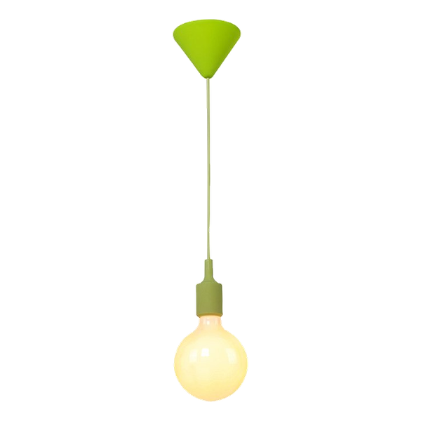 Eurolux Pendant Silicone E27 Susp Lime