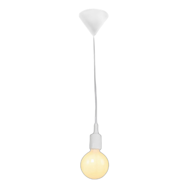 Eurolux Pendant Silicone E27 Susp White