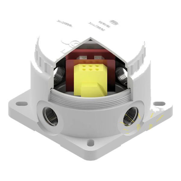 Handi Fit Grey 4 Way X M20 Junction Box Size 1 IP68