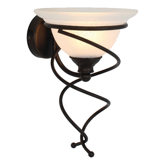 Eurolux Wall Lamp Spiral Blk