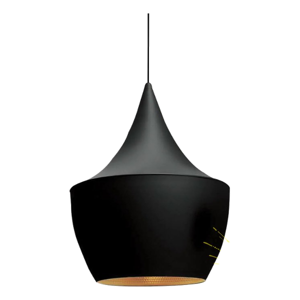 Spazio MIso 2 pendant blk/gold 40w E27
