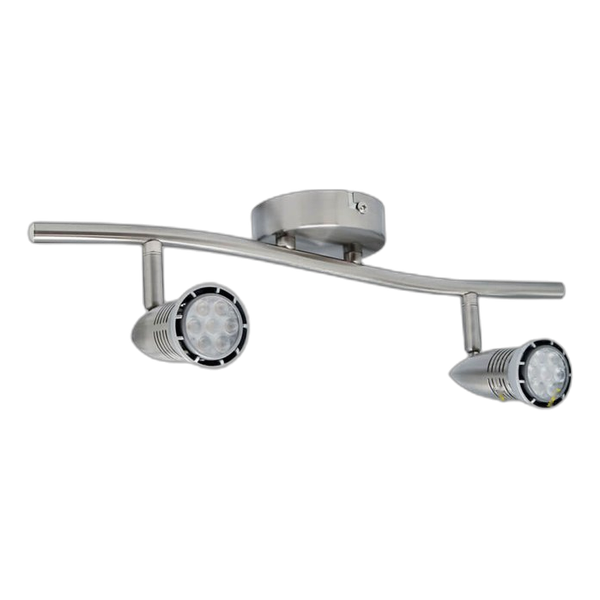 Spazio Nyla 2 light spot sat nickle Gu10