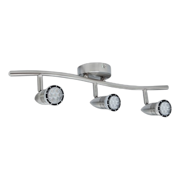 Spazio Nyla 3 light spot sat nickle Gu10