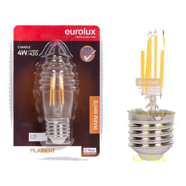 Eurolux Led 4w Filament Candle E27