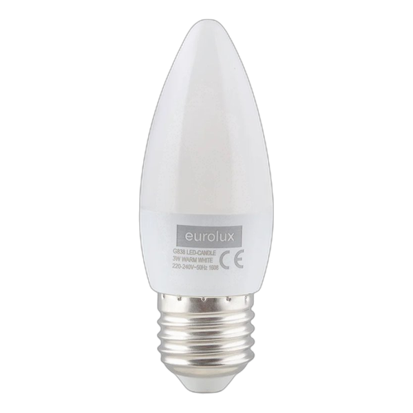 Eurolux Led Candle 3w 3000k Es
