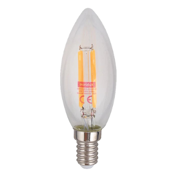 Eurolux Led E14 Candle Filament 3000k