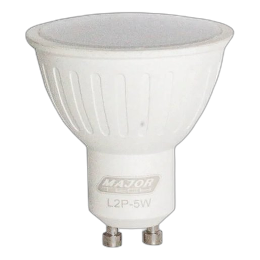 Major Tech – 5W LED GU10 Lamp  Warm White (L2P-5W)