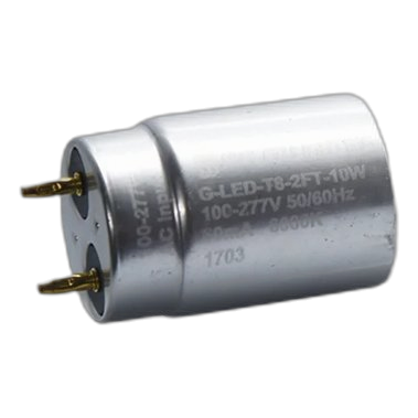 Pioled 10W T8 Premium Glass Tube 2ft 6000K