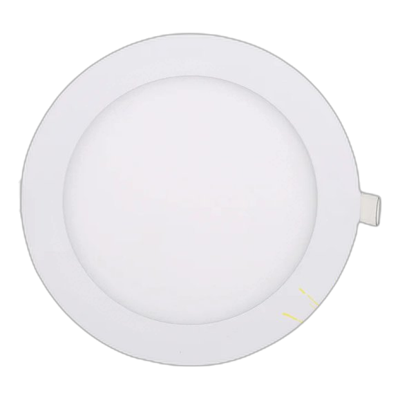 Pioled 12W LED Round Recessed Panel Light 6000K