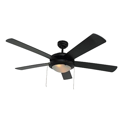 Eurolux F4B Comet Black Ceiling Fan