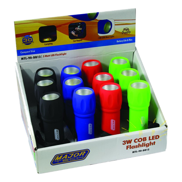 Major Tech – 3W COB LED Flashlight (MTL-90-DB12)