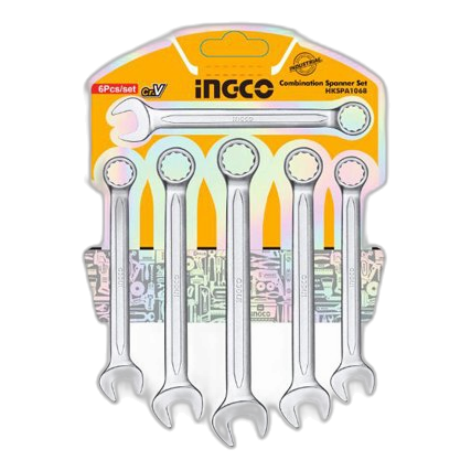 Ingco Hkspa1068 6 Piece Spanner Set