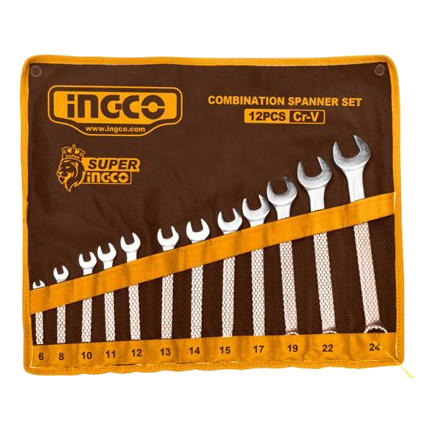 Ingco Hkspa1142 12 Piece Spanner Set