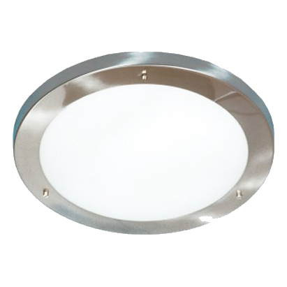 Bright Star Cf3005 60W 315Mm Satin Chrome Ceiling Light