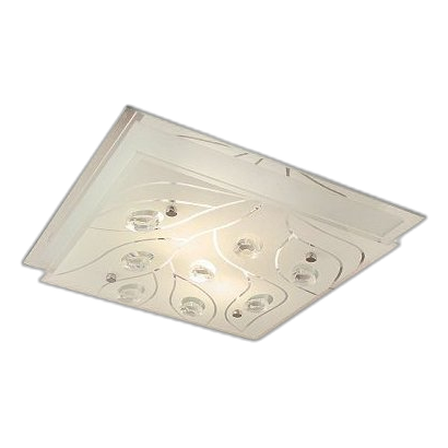 Bright Star Cf360 320Mm Glass & Crystal Ceiling Light
