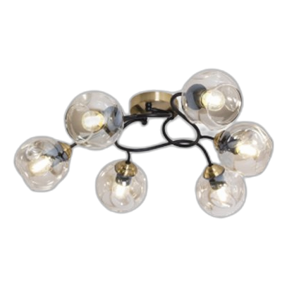 Bright Star Cf435/6 Brass Ceiling Light