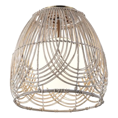 Bright Star Cf444 Natural Rattan Ceiling Light