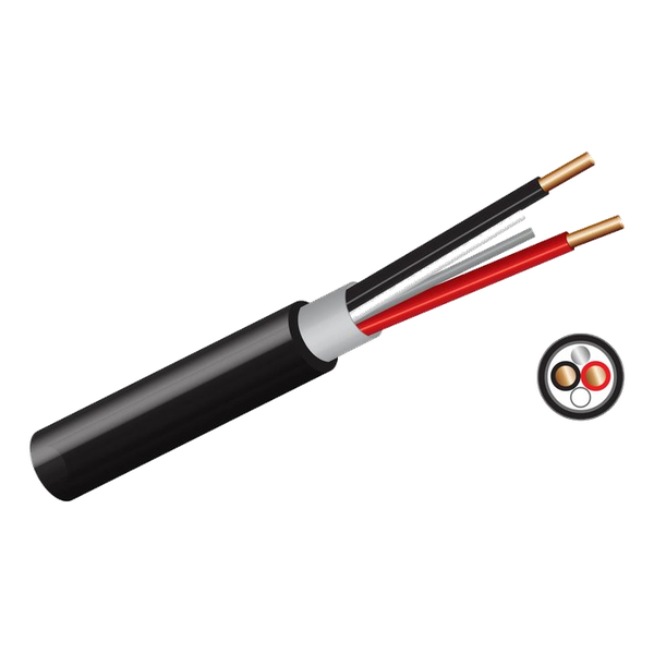 6.0mm x 4 + Earth Surfix Black (100M)