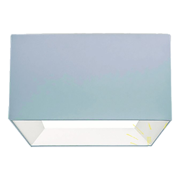 Spazio 8950.4.34 Pisa 550Mm Pale Grey Ceiling Light