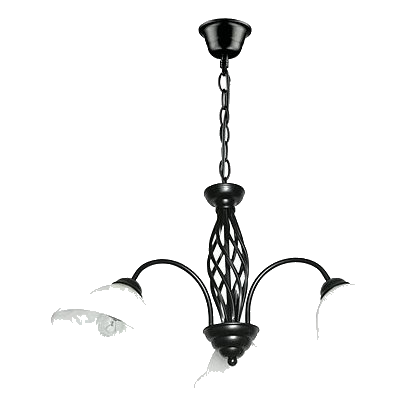 Bright Star Ch1032/3 Black Metal Chandelier
