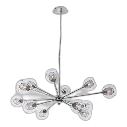 Bright Star Ch240/12 Polished Chrome Chandelier