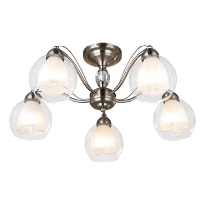 Bright Star Ch252/5 Satin Chrome Chandelier