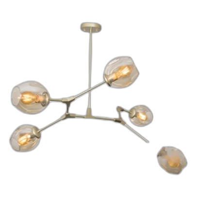 Bright Star Ch265/5 Gold Chandelier