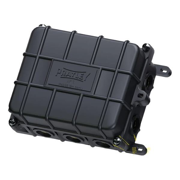 Pratley Box Rect Env STD N 1×10 Blk Lid