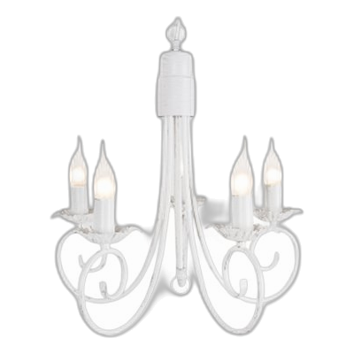 Bright Star Ch3901/5 Fossil White Chandelier