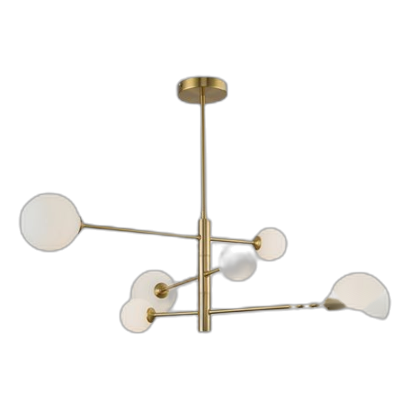 Bright Star Ch394/6 Gold Metal Chandelier
