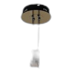Bright Star Ch397/12 Gun Metal Chandelier