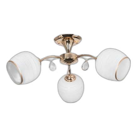 Bright Star Ch491/3 Gold Chandelier