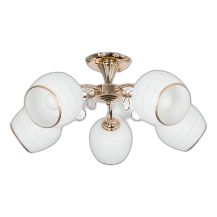 Bright Star Ch491/5 Gold Chandelier