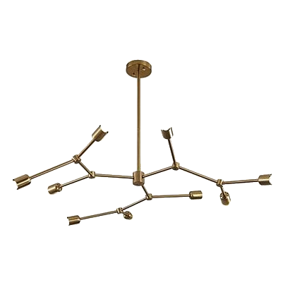 Bright Star Ch512/9 Bronze Chandelier