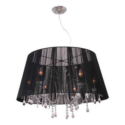 Eurolux Ch209 Le Fleur Black Chandelier