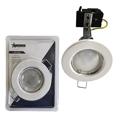 Bright Star Dl999 White 81Mm Cool White Fixed Downlight