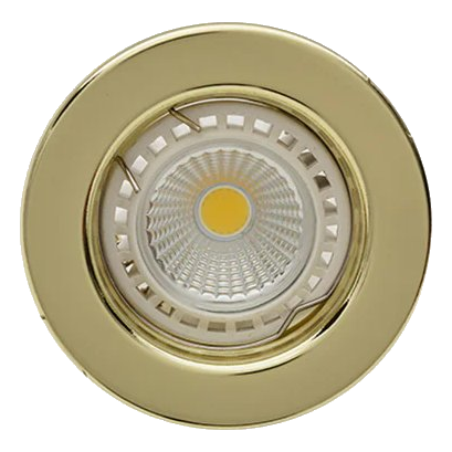 Eurolux D25Pb Polished Brass Straight Round Downlight