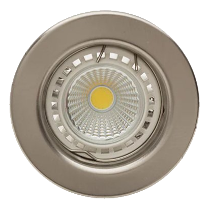 Eurolux D25Sc Satin Chrome Straight Round Downlight