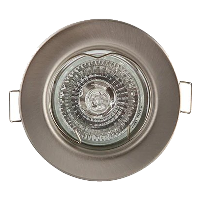 EUROLUX D39SCPP SATIN CHROME 105mm TILT ROUND DOWNLIGHT