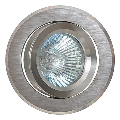Eurolux D71 Brushed Aluminium 82Mm Tilt Downlight