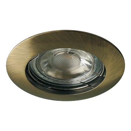 Synerji Sy121 Antique Brass 78Mm Fixed Downlight