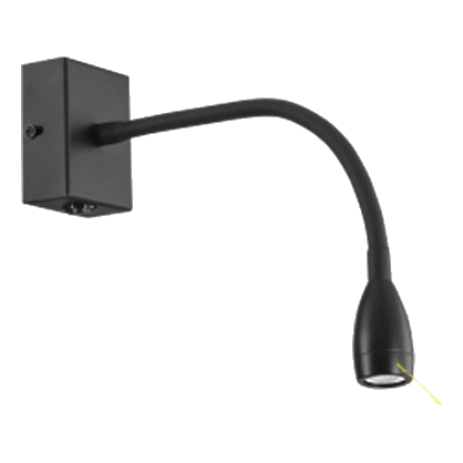 Bright Star Wb040/1 Black Led Wall Light