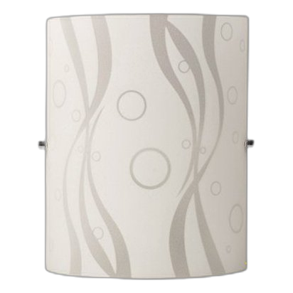 Bright Star Wb078/1 Patterned Glass Wall Light