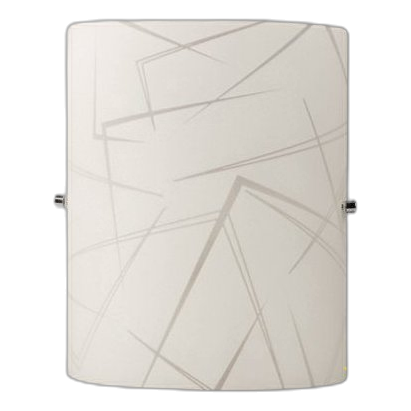 Bright Star Wb080/1 Patterned Glass Wall Light