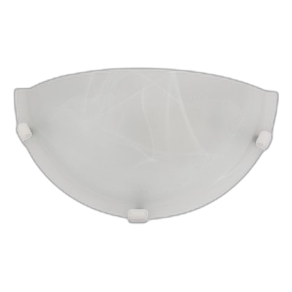 Bright Star Wb12009 White Alabaster Glass Wall Light