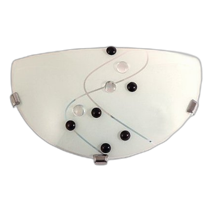 Bright Star Wb330 Patterned Glass Wall Light