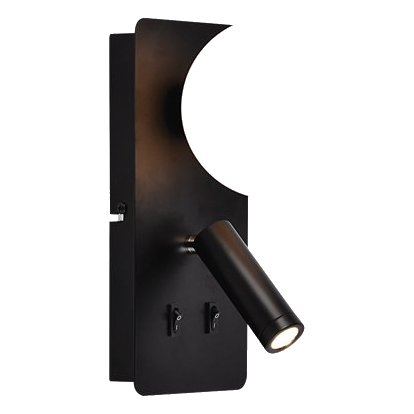Bright Star Wb400/2 Black Led Wall Light